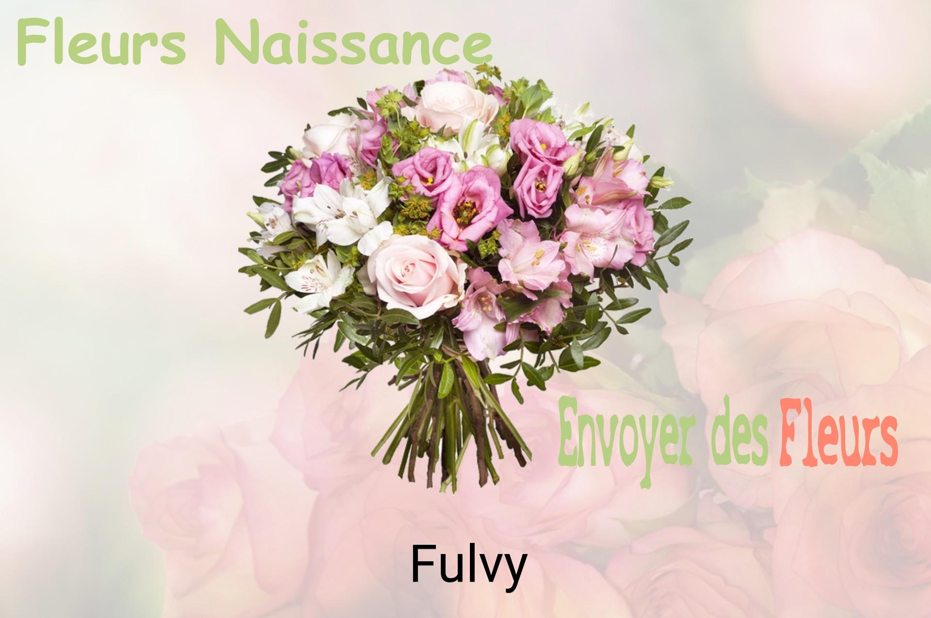 Bouquet de fleurs de naissance livré à Fulvy